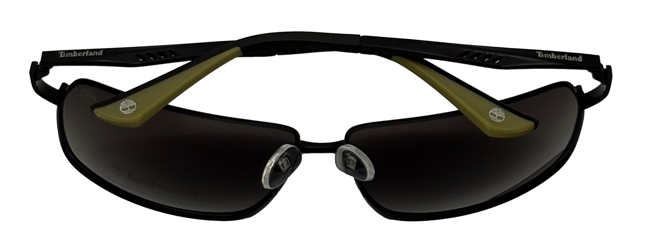 Timberland Men's Metal Aviator Polarized Sunglasses, Black, 1