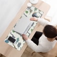 thumbnail image 3 of Long Mouse Pads for Desk,LightColor Cartoon Dinosaurs Leaves Desk Mats on Top Of Desks, Desk Mouse Pad Extra Large with 3mm Non-Slip Base and Stitched Edge for Gaming,Work,Home 31.5"x11.8", 3 of 5