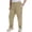 Khaki, variant on FEN AI Women’s Plus Size Cargo Pants Khaki Hiking Fishing Pants with 5 Pockets Quick Dry Travel Casual Trousers 2XL