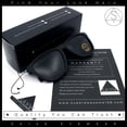 thumbnail image 6 of SA106 Polarized Sport Keyhole Bridge Sunglasses for Men UV400 Lightweight Plastic Matte Tortoise Frame - Black Lens, 6 of 6