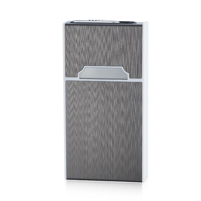 Boîte de Rangement Distributeur Étui Rabattable 20 Haute Capacité avec Étui Détachable Rechargeable USB Noir