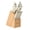 Linen White, variant on Sur La Table Kitchen Essentials Tasting Kitchen 14 Piece Cutlery Set, German Steel Forged Knives, Beech Wood Block, Chef, Santoku, Bread, Steak Knives, Shears & Sharpener - Taupe