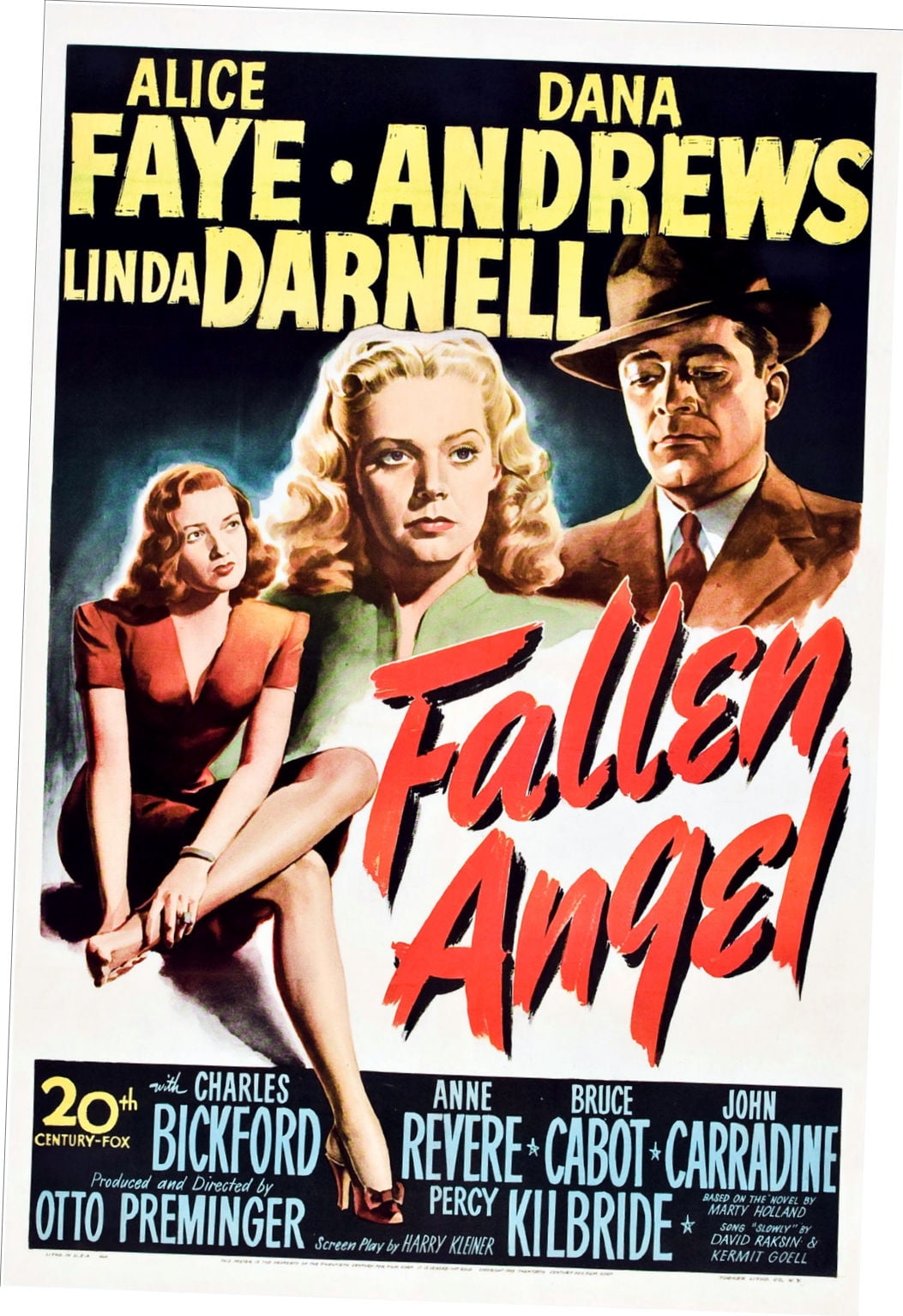Best Posters Fallen Angel Movie Poster 11Inx17In Mini Poster 11x17