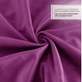 thumbnail image 6 of Nestl Velvet Throw Pillow Covers Solid Square Soft Decorative Pillow Cover for Sofa, 20" x 20", Orchide Purple, Pack of 4, 6 of 8