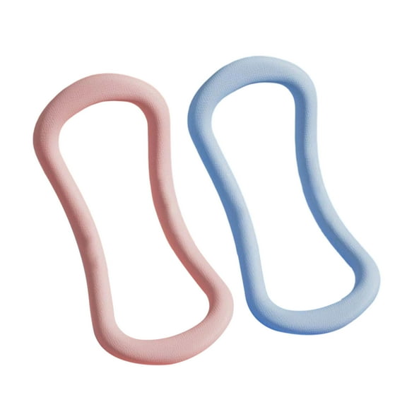 Tao Tao 2pcs Yoga Ring Pilates Circle Stretch Resistance Training Support Massage for Neck, Back, Leg, Calf, Strengthen Chest, Thighs, Arms, Abdominal Core Multicolor