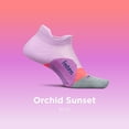 thumbnail image 3 of Feetures Elite Light Cushion No Show Tab Ankle Socks - Sport Sock with Targeted Compression - Orchid Sunset, S (1 Pair), 3 of 7