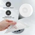 thumbnail image 3 of Uxcell 2packs Shower Drain Hair Catcher Square Drain Strainer for Shower Kitchen White, 3 of 5