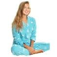 thumbnail image 3 of Angelina Cozy Fleece Notch Collar Pajama Set with Pockets (1-Pack), 3 of 4