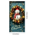 thumbnail image 3 of Christmas Snowman Door Cover, Stretch Fabric Backdrop Door Porch Covers for Home Party Holidays Decoration, 3 of 6