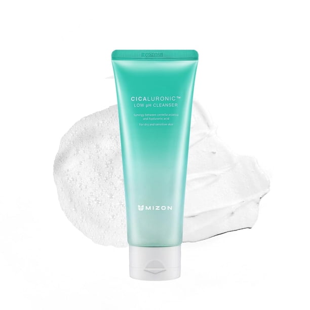 Limpiador MIZON Cicaluronic de bajo pH con centella asiática 120 ml