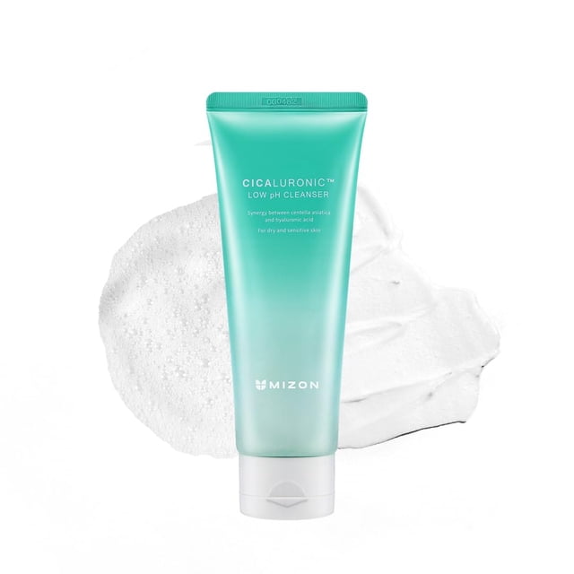 Limpiador MIZON Cicaluronic de bajo pH con centella asiática 120 ml