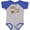 Baseball Heather and Royal, variant on Inktastic Daddy's Little Monkey Boys or Girls Baby Bodysuit