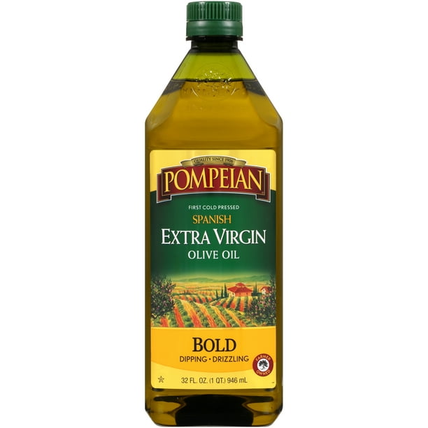 Pompeian Spanish Bold Extra Virgin Olive Oil - 32 fl oz - Walmart.com ...