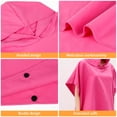 thumbnail image 3 of Microfiber Changing Bath Robe for Adults Quick-drying Breathable and Comfortable Changing Beach Blanket Hooded Poncho Bathrobe for Women Men, 3 of 9