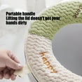 thumbnail image 4 of YHAICO Toilet Seat Elongated Toilet Seat Riser Winter Models of The Toilet Seat Plushs Toilet Seat Cushion Thickened Toilet Seat Washable Toilet Seat Washers, 4 of 6