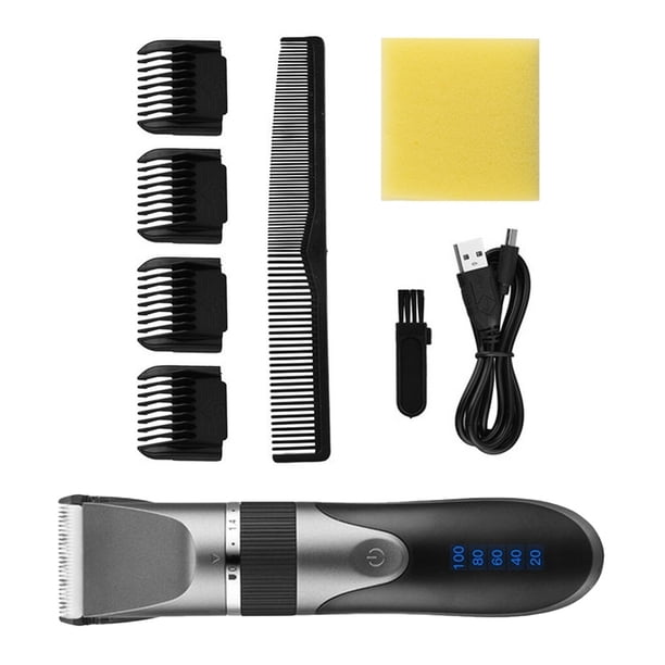 Cortadora de cabello eléctrica Soidarity Recargable Barber Man Gris