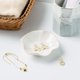 thumbnail image 5 of Jewelry Dish Tray, Ring Dish, Ceramic Trinket Tray, Key Bowl, Decorative Plate, for Friends Sisters Daughter Mother (Milky White), 5 of 5