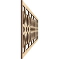 thumbnail image 3 of Ekena Millwork 46 3/4"W x 10"H x 1/4"T Daisy Fretwork Moulding, Birch, 3 of 13