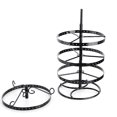 thumbnail image 4 of Metal Rotating Earring Holder Organizer, Exquisite Jewelry Display Stand Necklace Rack Holder(White), 4 of 7