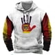 thumbnail image 2 of Sudadera con capucha con estampado 3D de la bandera alemana vintage para hombre, sudaderas con capucha con emblema nacional, sudaderas con capucha de manga larga con personalidad urbana, 2 of 4