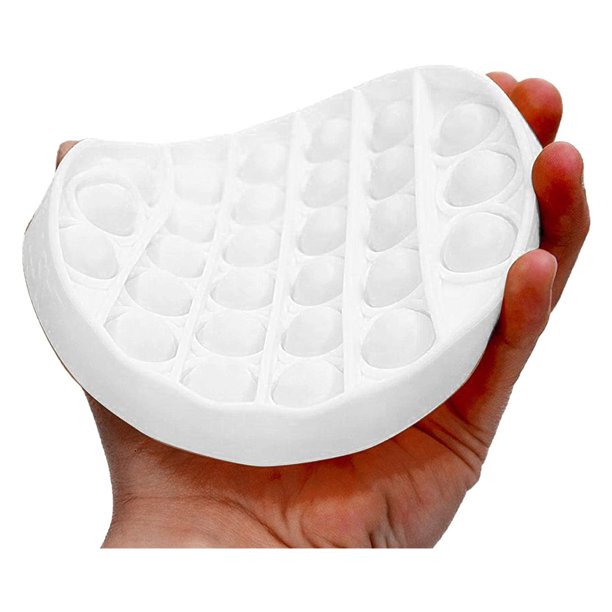 Lzndeal 1x Push Pop Pop Bubble Sensory Fidget Toy Stress Relief Special Needs Silent Classroom White Walmart Com Walmart Com