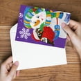 thumbnail image 4 of Cuadros Decorativos Kits de tarjeta de Navidad de muñeco de nieve con pintura de diamante de taladro Tmvgtek embutido en tela, 4 of 7