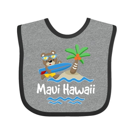 

Inktastic Maui Hawaii Cute Vacation Gift Baby Boy or Baby Girl Bib