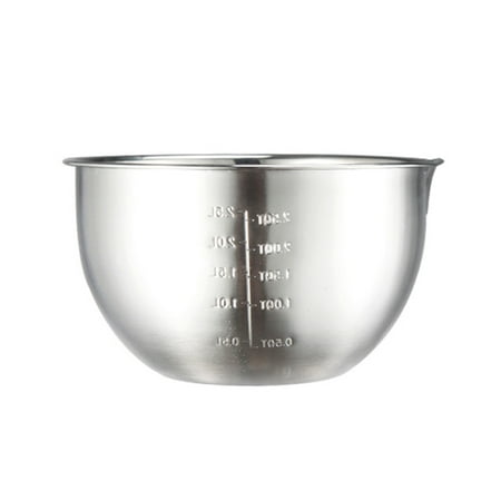 

Stainless Steel Mixing Bowls Non Slip Whisking Bowls for Salad Cooking Baking