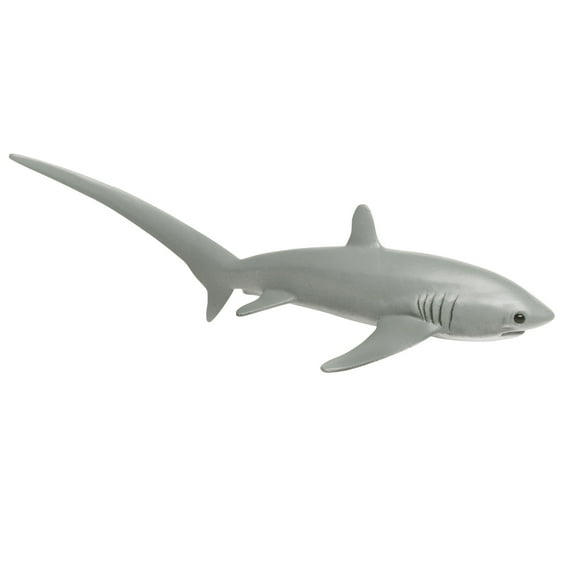 Safari Ltd Thresher Shark Figurine - Lifelike 6.75" Model Figure - Educational Toy for Boys, Girls, and Kids Ages 3 