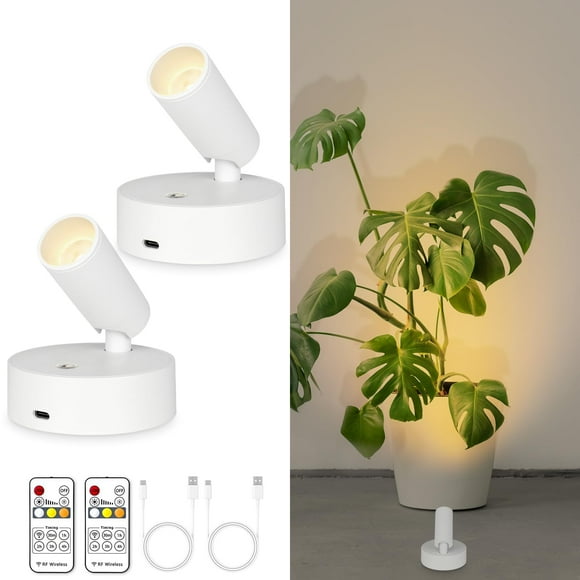 Willed Wireless Rechargeable LED Spotlight with Remote Indoor Wall Lights