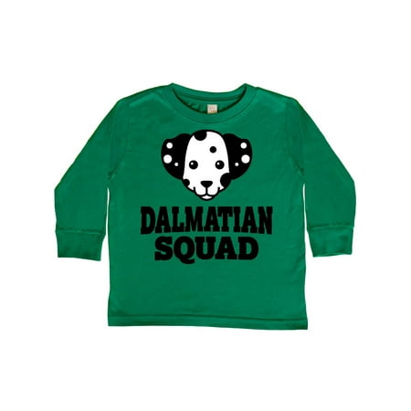 

Inktastic Dog Dalmation Squad Gift Toddler Boy or Toddler Girl Long Sleeve T-Shirt