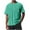Mint Green, variant on NINADA Washed Cotton T-Shirts for Men Crewneck Short Sleeve Shirts with Pocket Loose Basic Tees Vintage Classic Tops Baggy Casual Workout Pullover Top 2026 Summer Outfits Army Green S