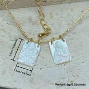 Double Scapular Jesus and Maria Scapular Necklace Scapular Necklace