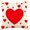 -, variant on Valentine Hearts Throw Pillow Covers, 18 x 18 Inch Valentine’s Day Wedding Anniversary Cushion Case Decoration for Sofa Couch