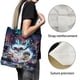 thumbnail image 3 of Amphibia Bolso de tela con estampado de lienzo para mujer, bolsa de compras reutilizable y estética, con cremallera interior, regalo para mujer, 35 × 40 cm., 3 of 6