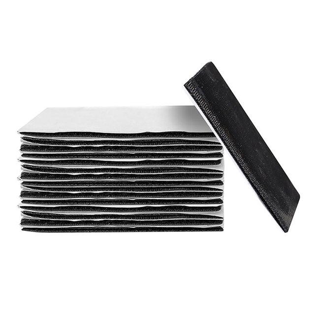 Matsuzay 20 piezas de doble cara, sábanas fijas sin costuras para sofá cama, alfombra, mantel, antideslizante, fijo, 6cm, hebilla de anclaje, Tela de costura y artesanía Negro 10 piezas