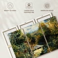 thumbnail image 6 of Elephant Stock Louveciennes Wall Art - Horizontal Multi Panel Canvas - Living Room Wall Decor - Abstract Multi Panel - Gray And Green Decor By Pierre Auguste Renoir - 50" x 32", 6 of 8