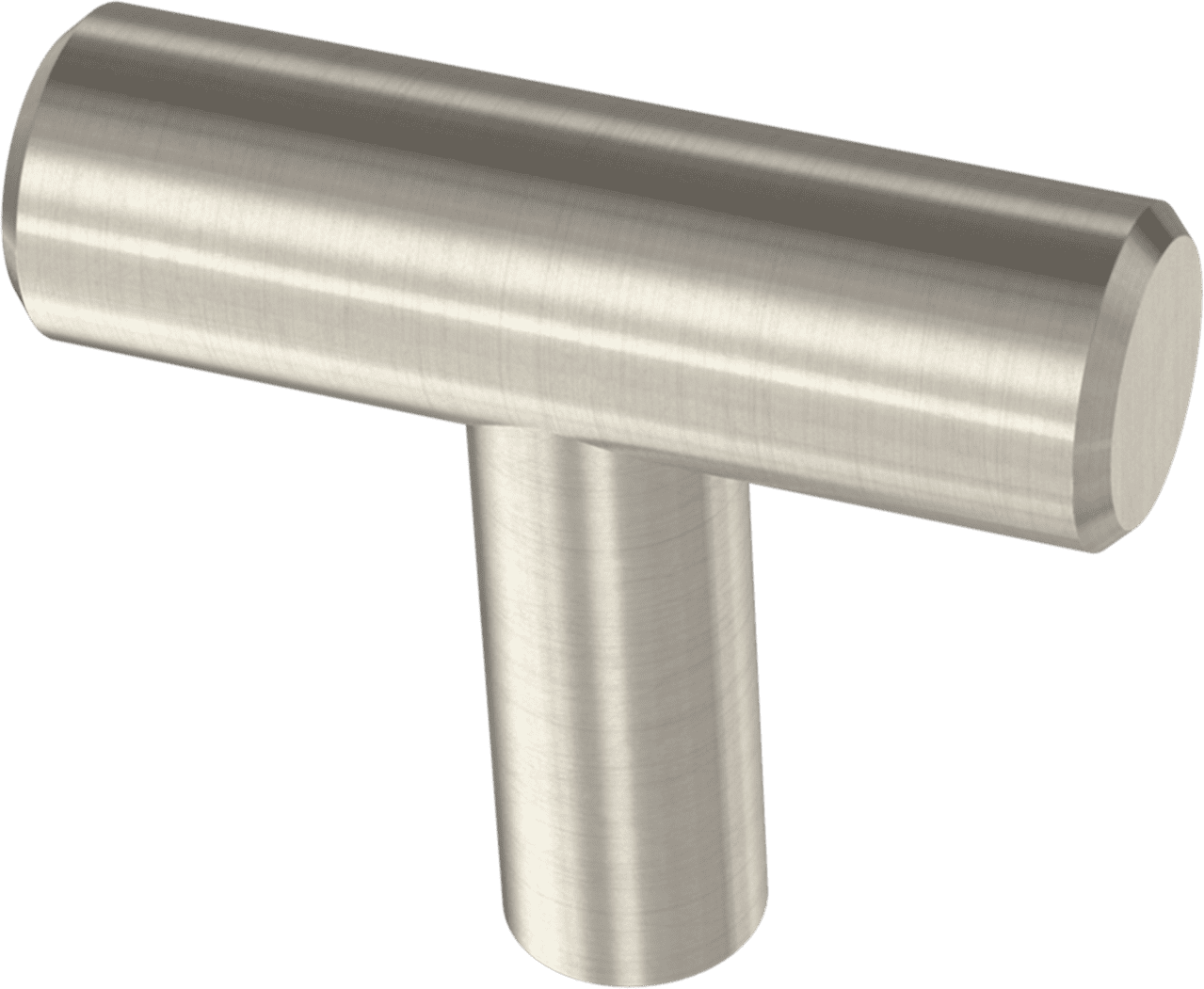 (2 pack) Mainstays Simple Round 1-1/4 in. (32 mm) Stainless Steel Cabinet Bar Knob (2-Pack)
