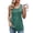 Green, variant on U‑Neck Loose Sleeveless Tank Solid Color Soft Cotton‑Blend Breathable Relaxed Fit Versatile Layering Piece For Summer Loungewear Beach Brunch Travel And Everyday Casual Wear, Tank Top Wine M