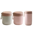 thumbnail image 4 of Wosthever Taza de desayuno, taza de café, tarro de leche, acero inoxidable, mantiene el calor, gran capacidad, mano de obra fina, a prueba de herrumbre, Mostrada Rosa Claro/680ML Wosthever HA080704-03, 4 of 6