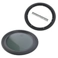 thumbnail image 6 of Mustrod Dia 12" Round Fixed RV Window Tempered Tinted Glass for RV Camper Cargo Fit for 1-5/8" Thickness Wall, 6 of 10