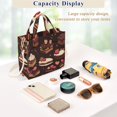 thumbnail image 5 of FORMRS Womens Corduroy Tote Bag Crossbody Shoulder Handbag with Pocket, Sweet Cakes, 5 of 7