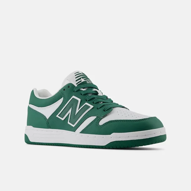 New Balance 480 BB480LGH Sneakers Men's US 6 White Green Lifestyle Shoes RTN88