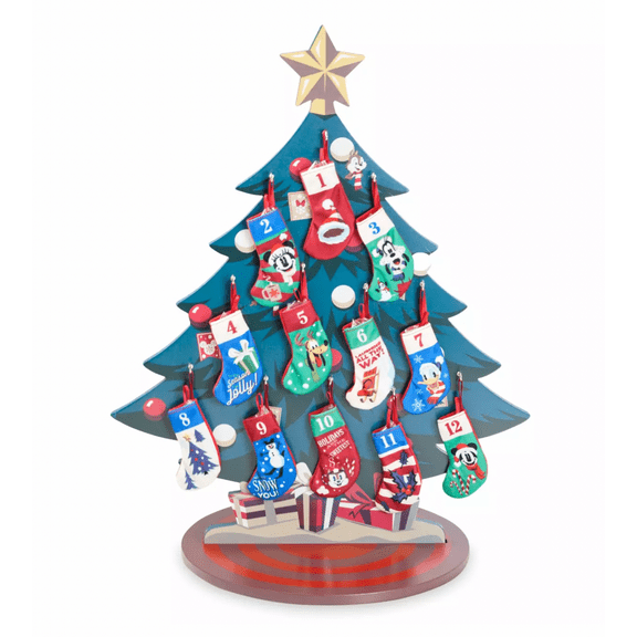 Disney Twelve Days of Keys Advent Calendar Christmas Ornament New with Box