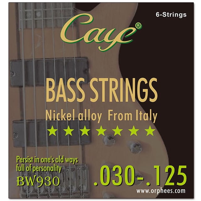 CAYE BW Series 4/5/6 Pcs Bass Strings Hexagonal Steel Core Wire Bass Strings Stringed Instrument Replacement Accessories hotsale 6 string