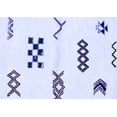 thumbnail image 1 of Ahgly Company Indoor Rectangle Solid Blue Modern Area Rugs, 2' x 3', 1 of 4