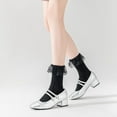 thumbnail image 6 of YooGuoGuo Womens Crew Socks Lace Ruffle Frilly Cotton Cute Princess Ankle Dress Socks for Girl 6 Pack, 6 of 7