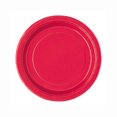 thumbnail image 1 of Unique Industries' Ravishing Red Round 7" Paper Plates, 24ct, 1 of 3