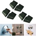 thumbnail image 1 of 3 Pairs Wall Mount Pot Lid Organizers Racks, Self Adhesive Wall Mounted Plastic Pot Lid Storage Racks Holders CupboardStore Cabinet Door Pan Pot Cover Storage Rack for Kitchen, Green, 1 of 5