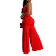 thumbnail image 3 of Women's Stylish Solid Color Long Pants Jumpsuit Elegant Casual Wear For Everyday Fashion Wide Leg Rompers for Women All Romper for Women for Party Workout Pantsuit plus Size Romper High Waist Rompers, 3 of 5